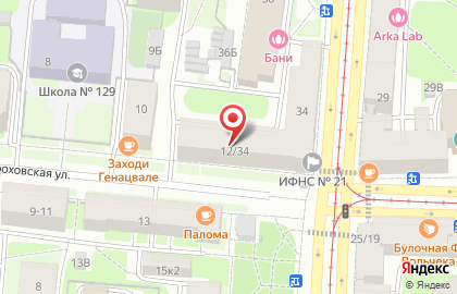 Пекарня Ленинградские булочные на Большой Пороховской улице на карте
