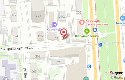 Пивной магазин Beerлога в Октябрьском районе на карте