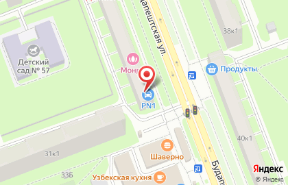 Магазин разливных напитков на Будапештской улице на карте