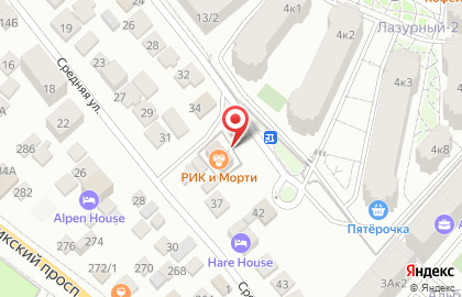 От Бургера до Суши на карте