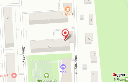 Киоск и магазин свежей выпечки Колос на Зелёной улице на карте