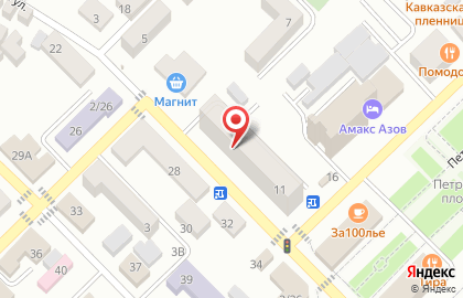 Банкомат СберБанк на Московской улице, 11 в Азове на карте