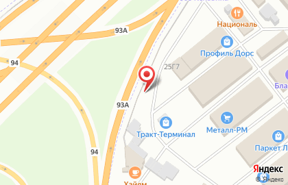 Торгово-строительный комплекс Тракт-Терминал в Ярославском районе на карте