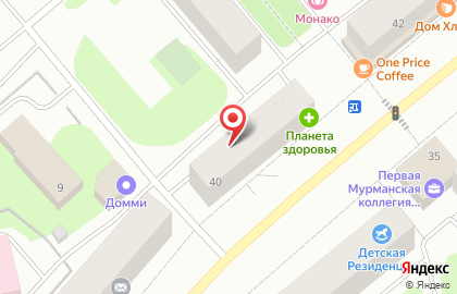 Лето Банк на улице Полярные Зори на карте