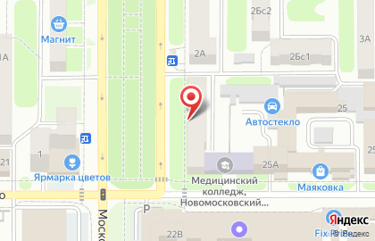 Торговая компания Окна Века на Московской улице на карте