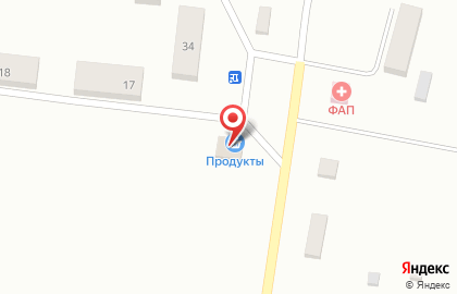 Продовольственный магазин в Москве на карте