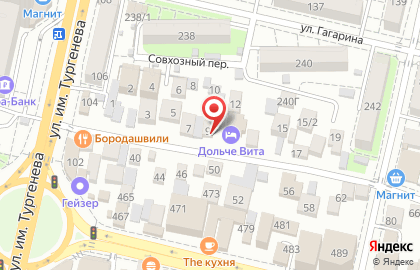 Отель Dolce Vita на улице Красных Партизан на карте