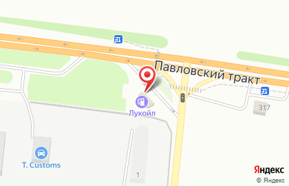 Лукойл в Барнауле на карте