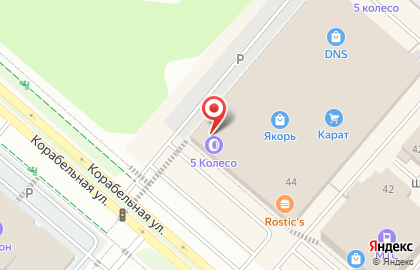 Магазин мебели и товаров для дома Сэлдом на Корабельной улице на карте