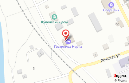 Гостиница У берега Нерчи на карте