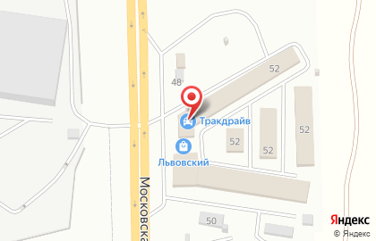 Магазин грузовых запчастей АвтоДрайв на Московской улице на карте