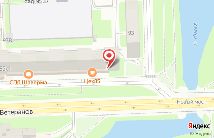 Универсам на проспекте Ветеранов, 95 на карте