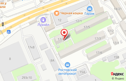 Продуктовый магазин в Ростове-на-Дону на карте