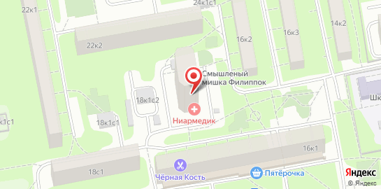 Клиника Ниармедик на улице Героев Панфиловцев на карте