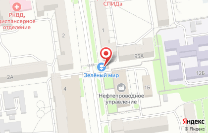 Магазин и киоск по продаже цветов Зеленый мир на улице Анциферова на карте