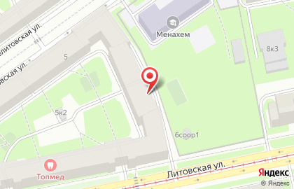 Торговая компания Архитектура тепла на Новолитовской улице на карте