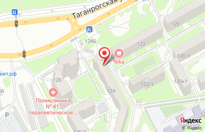 Магазин разливного пива Тарань на Таганрогской улице на карте