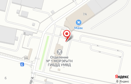 Отдел ГИБДД Управления МВД России по Брянской области на карте
