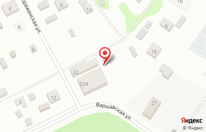 Кристалл на Варшавской улице на карте