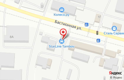 Фирменный центр СтарЛайн на Бастионной улице на карте