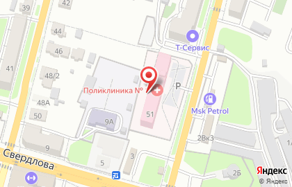 Центры здоровья в Ленинском районе на карте