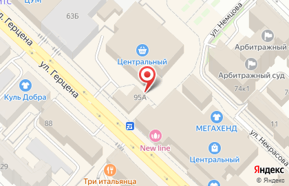 Папильон на улице Герцена на карте