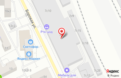 Прогресс на Боровой улице на карте