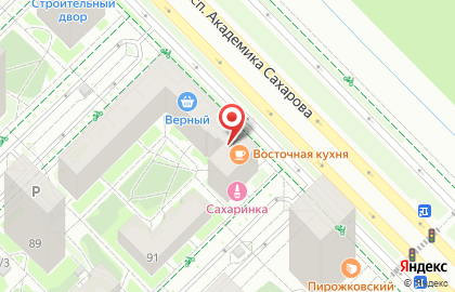 Винный магазин МАГНУМ-Винотека на проспекте Академика Сахарова на карте