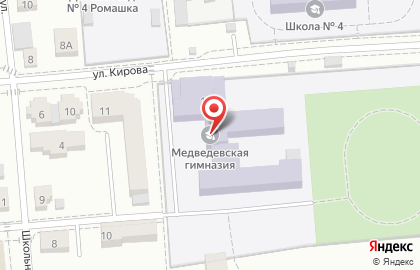 Медведевская гимназия на карте