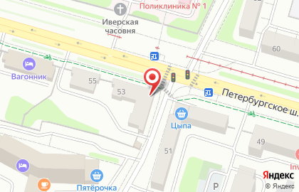 Магия на Петербургском шоссе на карте