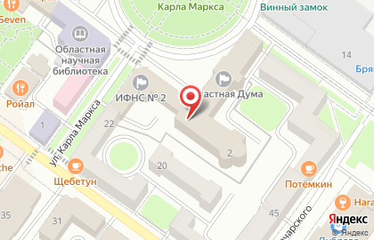Банкомат Среднерусский банк Сбербанка России на площади Карла Маркса, 2 на карте