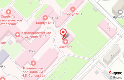 Диагностический центр МРТ-Эксперт на улице Загородный Сад на карте