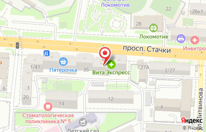 ОАО Банкомат, Балтийский Банк на проспекте Стачки на карте