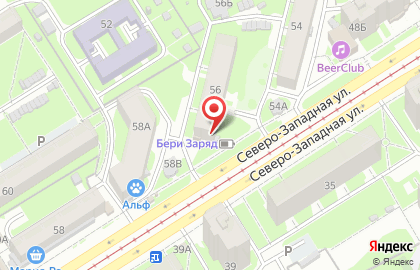 Магазин цветов в Барнауле на карте
