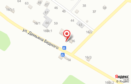 Мастерская по изготовлению памятников Монумент на улице Демьяна Бедного на карте