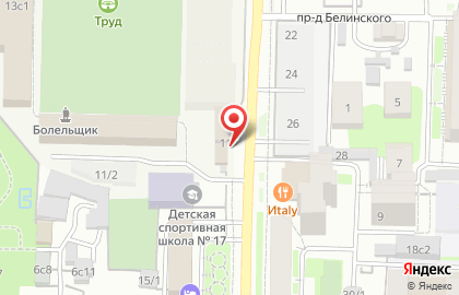 Продуктовый магазин Пикник на улице Белинского на карте