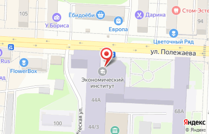 Банкомат КС Банк на улице Полежаева на карте