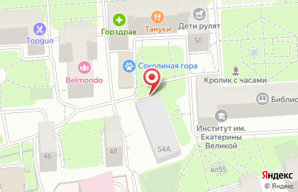 Гаражный кооператив Соколиная гора-2а на Щербаковской улице на карте