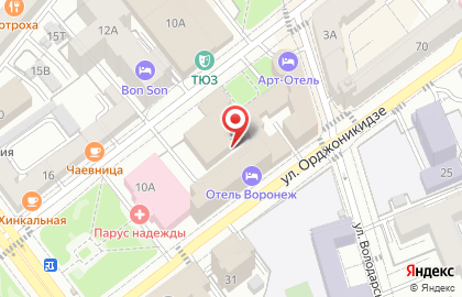 Гостиница Экватор на карте