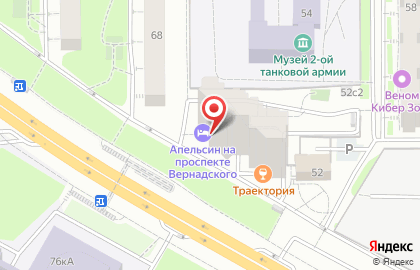 Отель Апельсин в Москве на карте