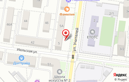 Студия красоты Cocos в Кировском районе на карте