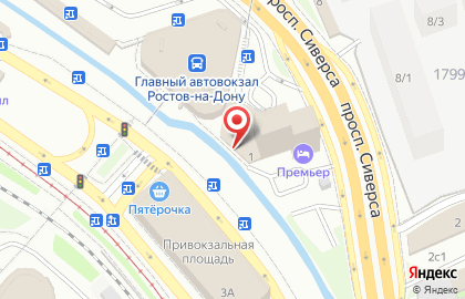 Магазин Fix Price на проспекте Сиверса на карте