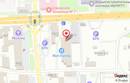 Торгово-строительная компания Стройкомплект в Правобережном округе на карте