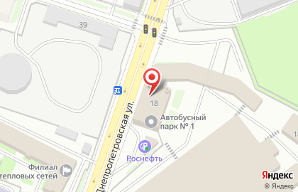 Автобусный парк №1, ГУП Пассажиравтотранс на карте