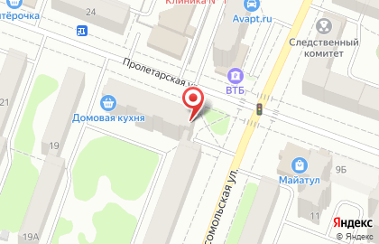 Магазин АЛКО-Сервис на Пролетарской улице на карте