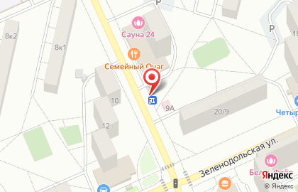 Киоск печатной продукции АМО-Пресс на улице Федора Полетаева на карте