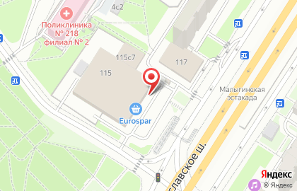Супермаркет Eurospar на карте