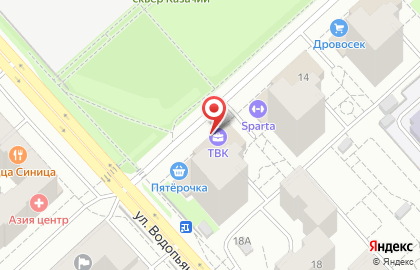 Телеканал Че на улице Водопьянова на карте