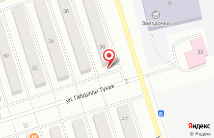 Супермаркет Фасоль на улице Габдуллы Тукая на карте