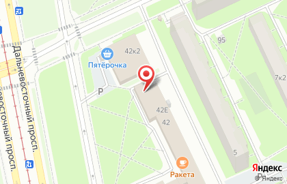 Участковый пункт полиции 24 отдел полиции Управления МВД Невского района на Дальневосточном проспекте на карте